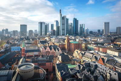 View of cityscape against sky