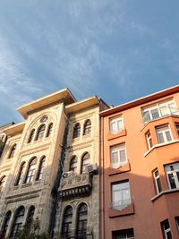 Low angle view of building against sky