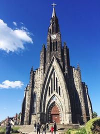 Low angle view of historical building against sky