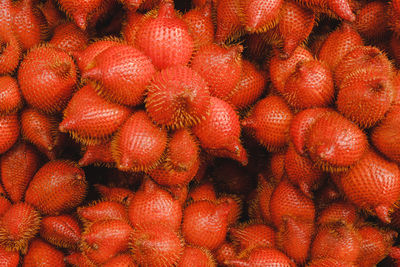 Full frame shot of snake fruits