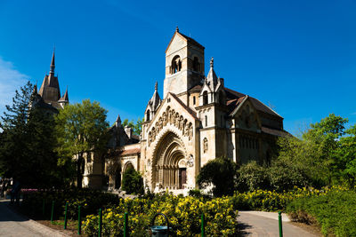 Low angle view of church
