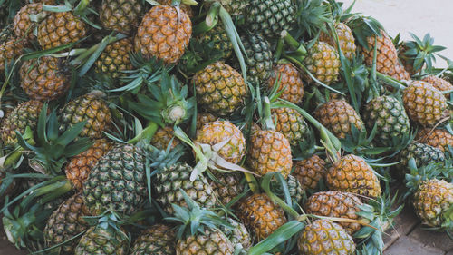 Close-up of fruits for sale at market stall