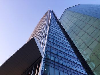 Low angle view of modern building