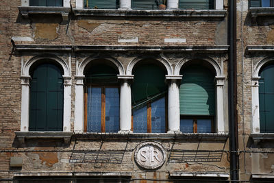 Low angle view of old building