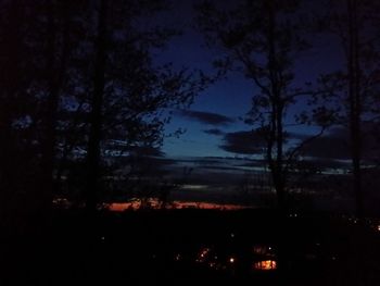 Scenic view of landscape at sunset