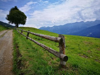 A green hill in mezzana