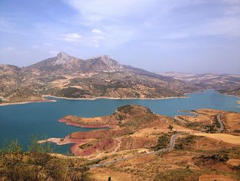 Scenic view of lake