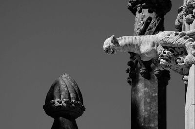 Low angle view of statue