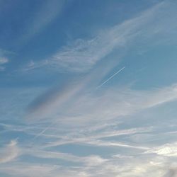 Low angle view of cloudy sky