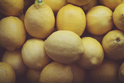 Full frame shot of lemons