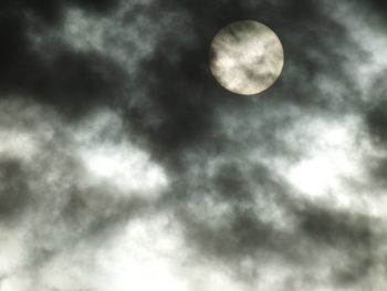 Low angle view of cloudy sky