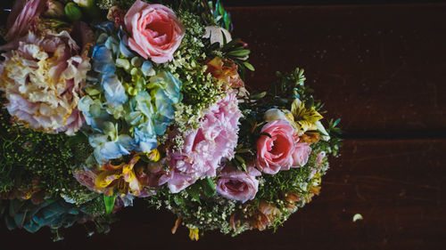 Close-up of rose bouquet