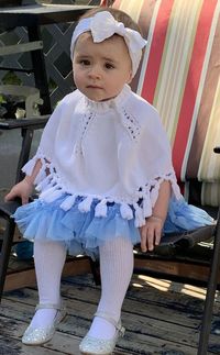 Cute girl sitting on seat