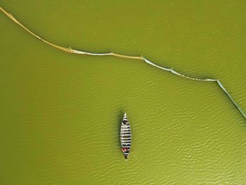 Fisher man going her  fishing net  