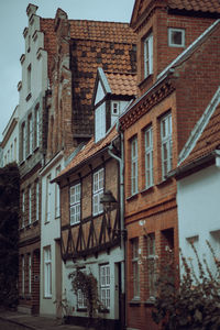 Low angle view of residential buildings