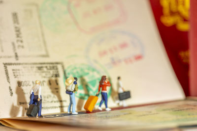 Close-up of stuffed toy on table