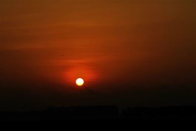 Scenic view of sunset sky
