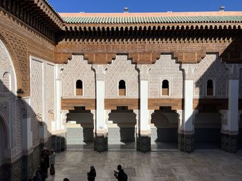 Medersa ben youssef, marrakech, morocco