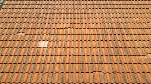 Full frame shot of roof tiles