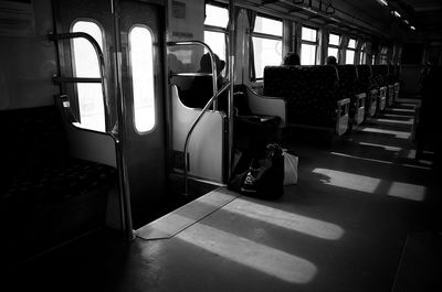Interior of train