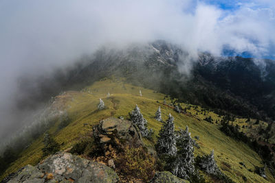 Scenic view of landscape against sky