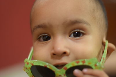 Portrait of cute baby girl