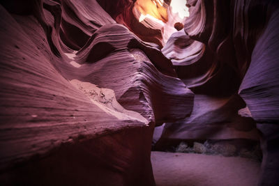 Close-up of rock formation