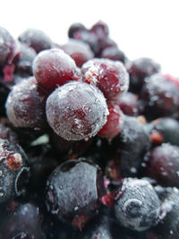 Full frame shot of raspberries