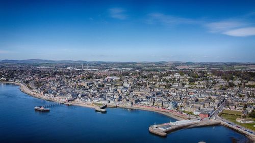 View above broughty ferry