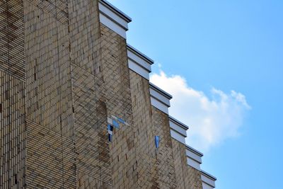 Low angle view of building against sky