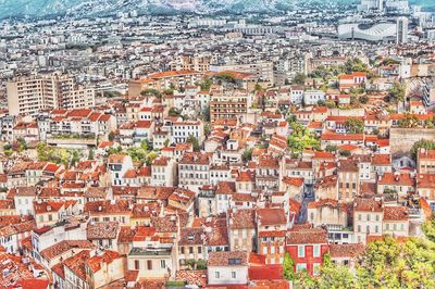 Aerial view of cityscape