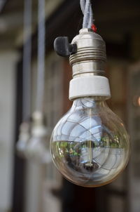 Close-up of light bulb