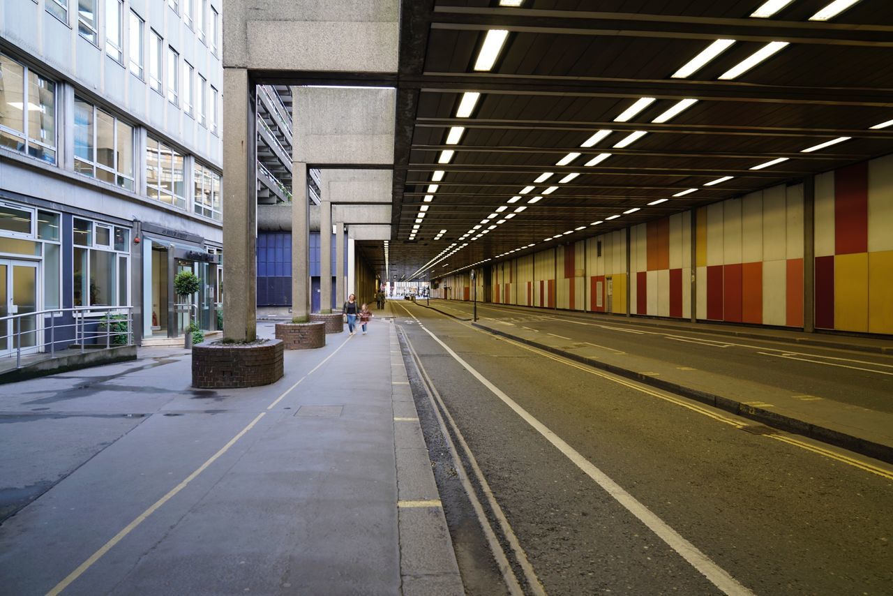 transportation, empty, architecture, built structure, the way forward, illuminated, no people, day, indoors