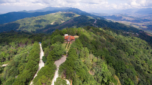 Scenic view of mountains