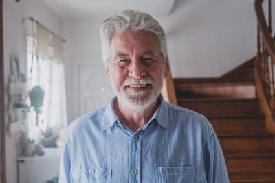 Portrait of smiling man