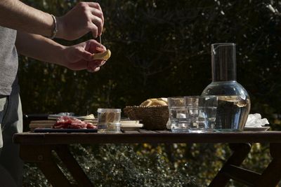 Close-up of drink on table