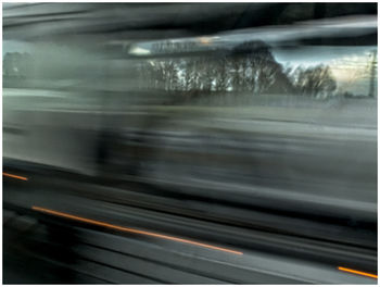 Car moving on road