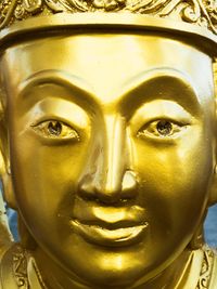 Close-up of statue of buddha