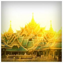 Close-up of carving on wall