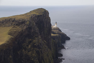 View of rocky coastline