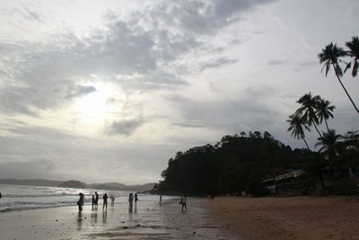 Group of people on beach