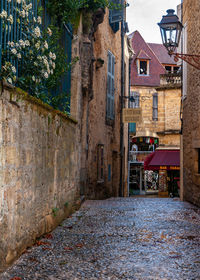 Street amidst buildings in town