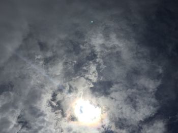 Low angle view of clouds in sky