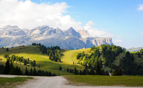 Scenic view of landscape against sky