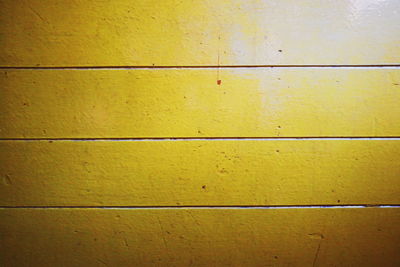 Full frame shot of yellow wall