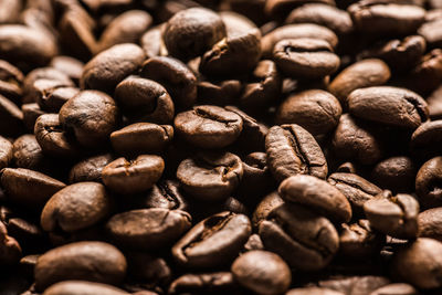 Full frame shot of coffee beans