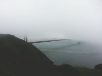 River in foggy weather