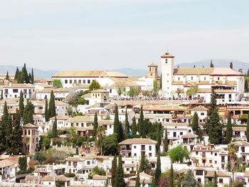 Houses in a city