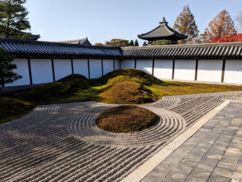 View of temple building against sky