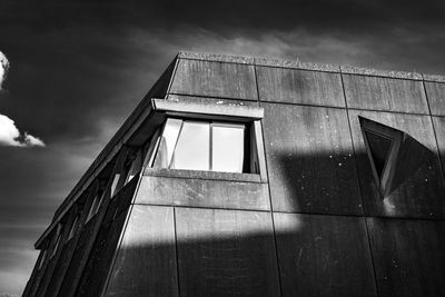 Low angle view of building against sky